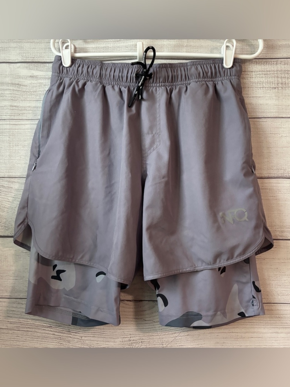 NFQ Men’s Covert Sprint Shorts with Extended Liner, Medium